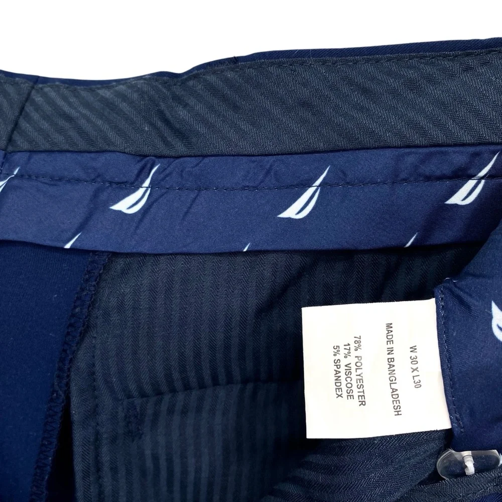 Nautica Men’s Navy Blue Trouser Pants Size 30 x 30